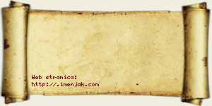 Andjelina Perčević vizit kartica